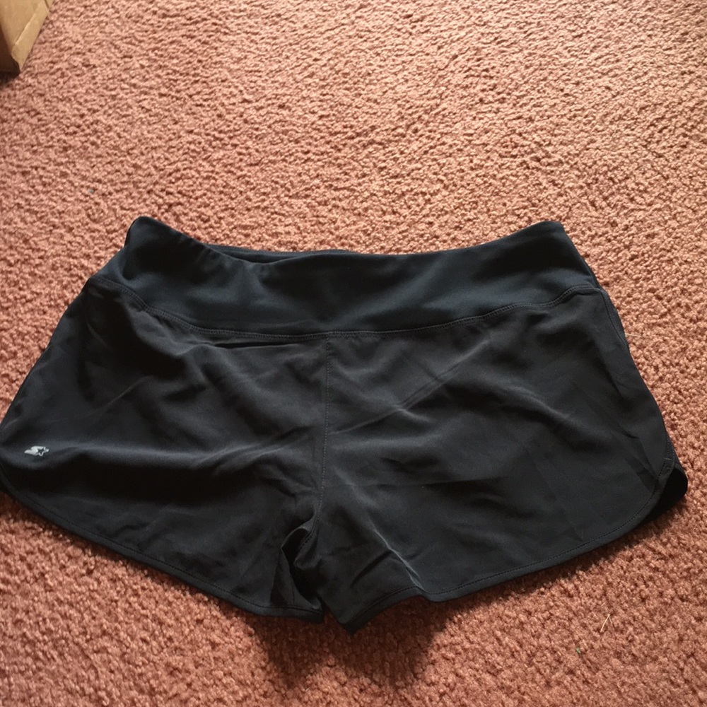 Black athletic shorts